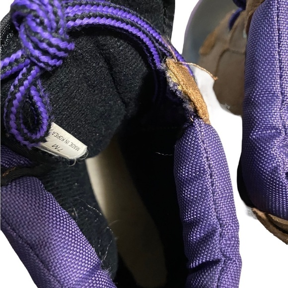 Woodstock Vintage Purple Blue Duck Boots Womens Size 7 M Thermolite 91885-5 - Picture 10 of 11